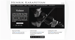Desktop Screenshot of henrikkarapetyan.com